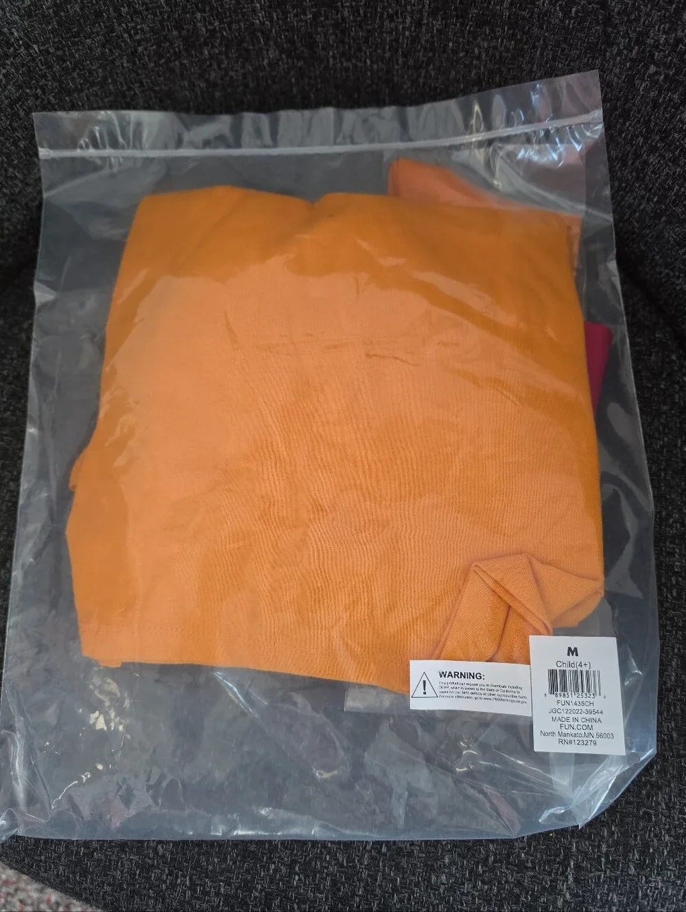 NIP Scooby Doo Velma Dinkley Girls Size Medium Halloween Costume With Glasses